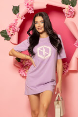 Trend Thriller Rochie - T-Shirt - Purple - Imagine 6