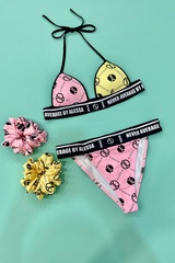 She Baller Bikini costum de baie cu talie joasă - pink - Imagine 2