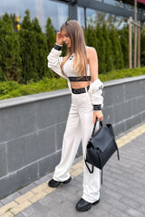 Candy Crush Pantaloni De Pluș - Ecru - Imagine 6