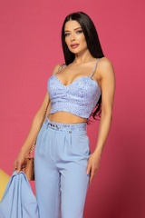 Till Afterglow crop top - Luxury Blue - Imagine 9