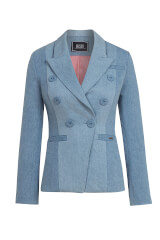Take the Chance Denim Blazer - Imagine 17