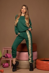 Restless Spirit Pantaloni sport - Verde - Imagine 7