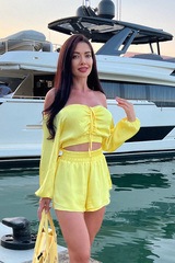 Lovelink Crop top - Galben - Imagine 6
