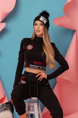 Real Deal Crop top - negru - Imagine 7