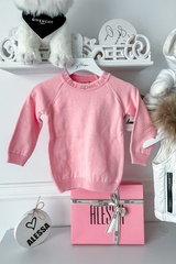 Sweet Disguise Alessa Mini pulover din tricot fin - roz - Imagine 8