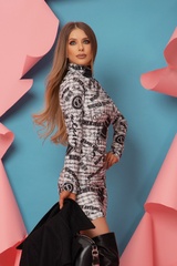 Run The World Bodycon Rochie tricotată - Imagine 10