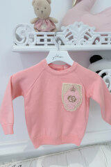 Luxury Classic Mini Pulover Din Tricot - Pink - Imagine 6