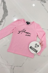 Alessa mini Bluză Cu Mânecă Lungă - Roz - Imagine 3