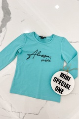 Alessa mini Bluză Cu Mânecă Lungă - Mentă - Imagine 3