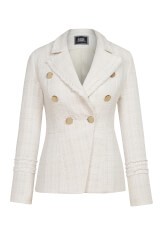 Miss Independent Blazer Buclé - Ecru - Imagine 14