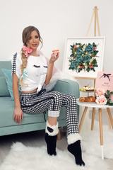 Checkmate Pantalon lung - negru - Imagine 4
