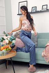 Easy go Pantalon lung din satin - Imagine 6
