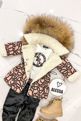 Alessa mini Luxury Karakul Parka - Imagine 14