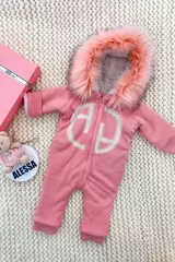 Alessa mini Combinezon din tricotaj pink - Imagine 8