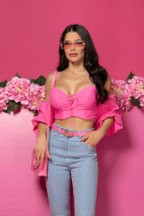 Trendy Thrills Crop Top - Pink - Imagine 10