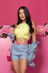 Made Of Love Crop-Top - Lime - Imagine 12