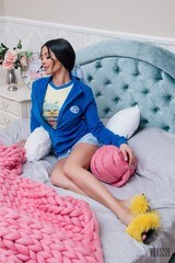 Ultra comfy Hanorac din pluș - albastru - Imagine 3