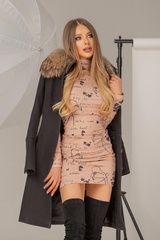Position to win Rochie din tricotaj nude - Imagine 9