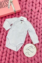 Alessa mini Body cu dantelă - alb - Imagine 5