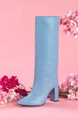 Graceful Garments Cizme Înalte - Blue - Imagine 4