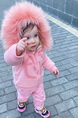 Alessa mini Jacheta Tricotata - Candy Pink - Imagine 3