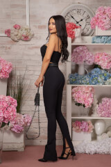 Adore you Pantaloni Slot - All Black - Imagine 7