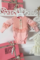 Alessa mini Body cu dantelă pink - Imagine 3