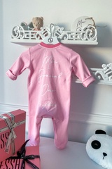 Alessa Mini Special One combinezon cu nasturi - pink - Imagine 3