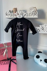 Alessa Mini Special One combinezon cu nasturi - negru - Imagine 3