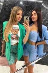 Top Score Colanți - Luxury Green - Imagine 2