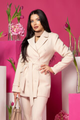 Whispered Elegance Trench - Soft Beige - Imagine 11