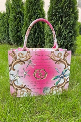 All I Want Is A Yacht Geanta - Pink Print - Imagine 4