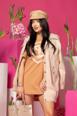 Serene Drift Jachetă bomber - Soft Beige - Imagine 11