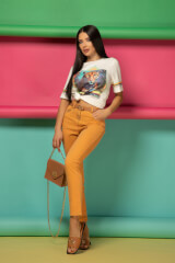 Moments To Remember Jeans lungi - Orange - Imagine 10