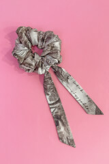 Trendsetter Icon Scrunchie - panglică - Grey - Imagine 3