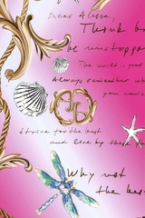 All I Want Is A Yacht Prosop De Plajă - Pink print - Imagine 2