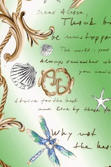 All I Want Is A Yacht Prosop De Plajă - Green print - Imagine 2
