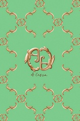 Alessa rococo Prosop De Plajă - Verde - Imagine 2